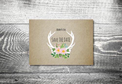 Save the Date Flowerhirsch