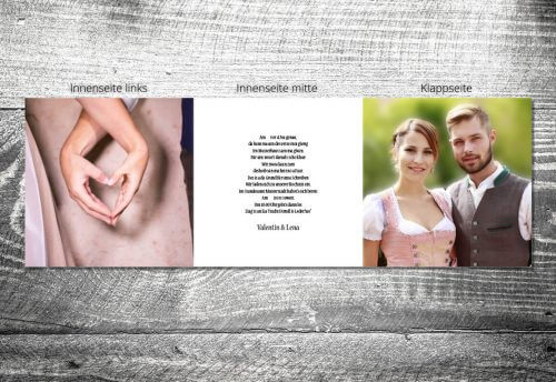 Hochzeit Holz Rustikal | 6-Seitig – Bild 3