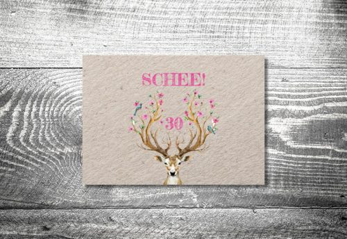 Hirsch Schee | 4-Seitig