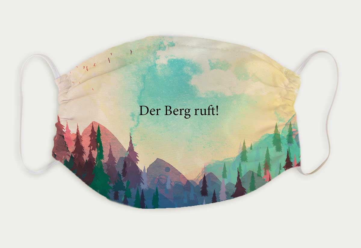 kartlerei bayrische masken der berg ruft bergliebe - Bayrische Mund-Nasen-Masken