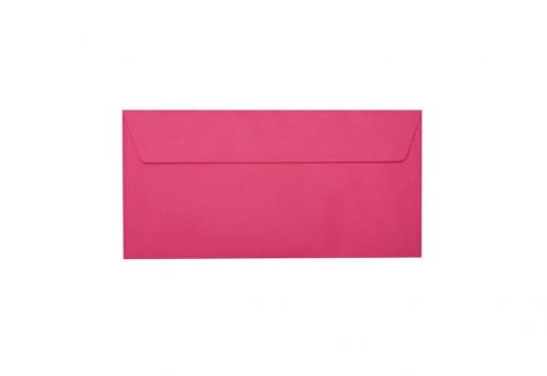 Umschläge DIN lang 110 x 220 mm – Pink mit Haftstreifen