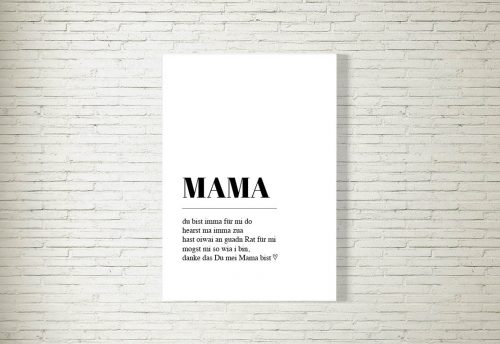 Poster/Bild Mama