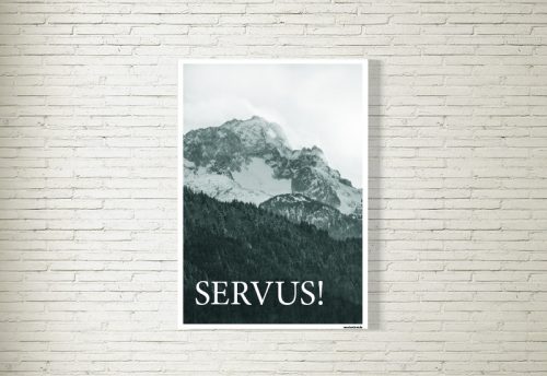 Poster/Bild Servus Zugspitze