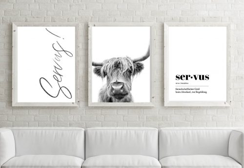 Poster-Set Servus Büffel