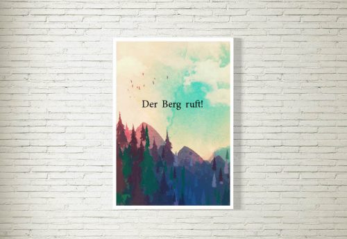 Poster/Bild Der Berg ruft