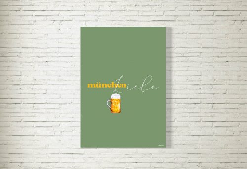Poster/Bild münchenliebe Maß