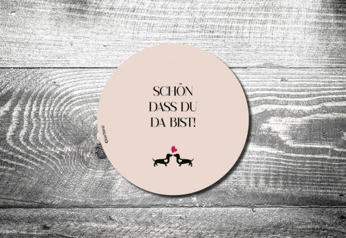 Bierdeckel Dackelliebe – Bild 2