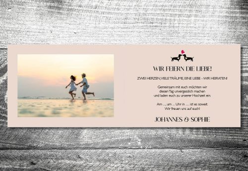 Hochzeit Dackelliebe | 4-Seitig – Bild 2