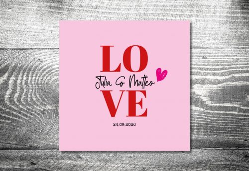 Hochzeit Love | 6-Seitig
