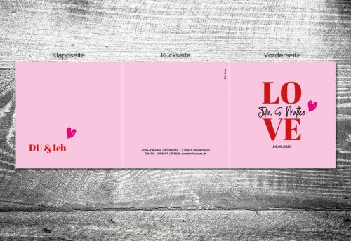 Hochzeit Love | 6-Seitig – Bild 2