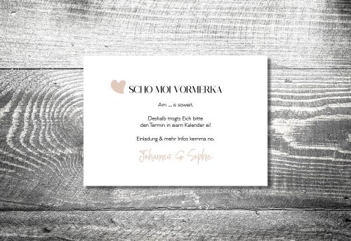 Save the Date Eleganz – Bild 2