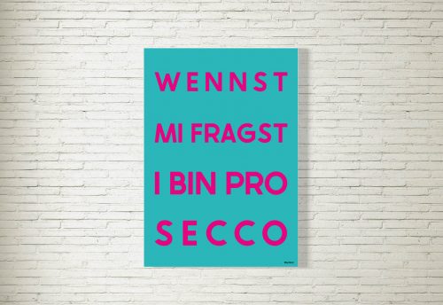 Poster/Bild Pro Secco