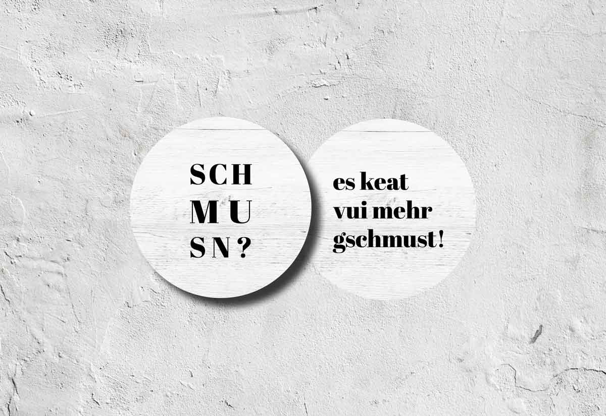 Bierdeckel Schmusn 1,50 €