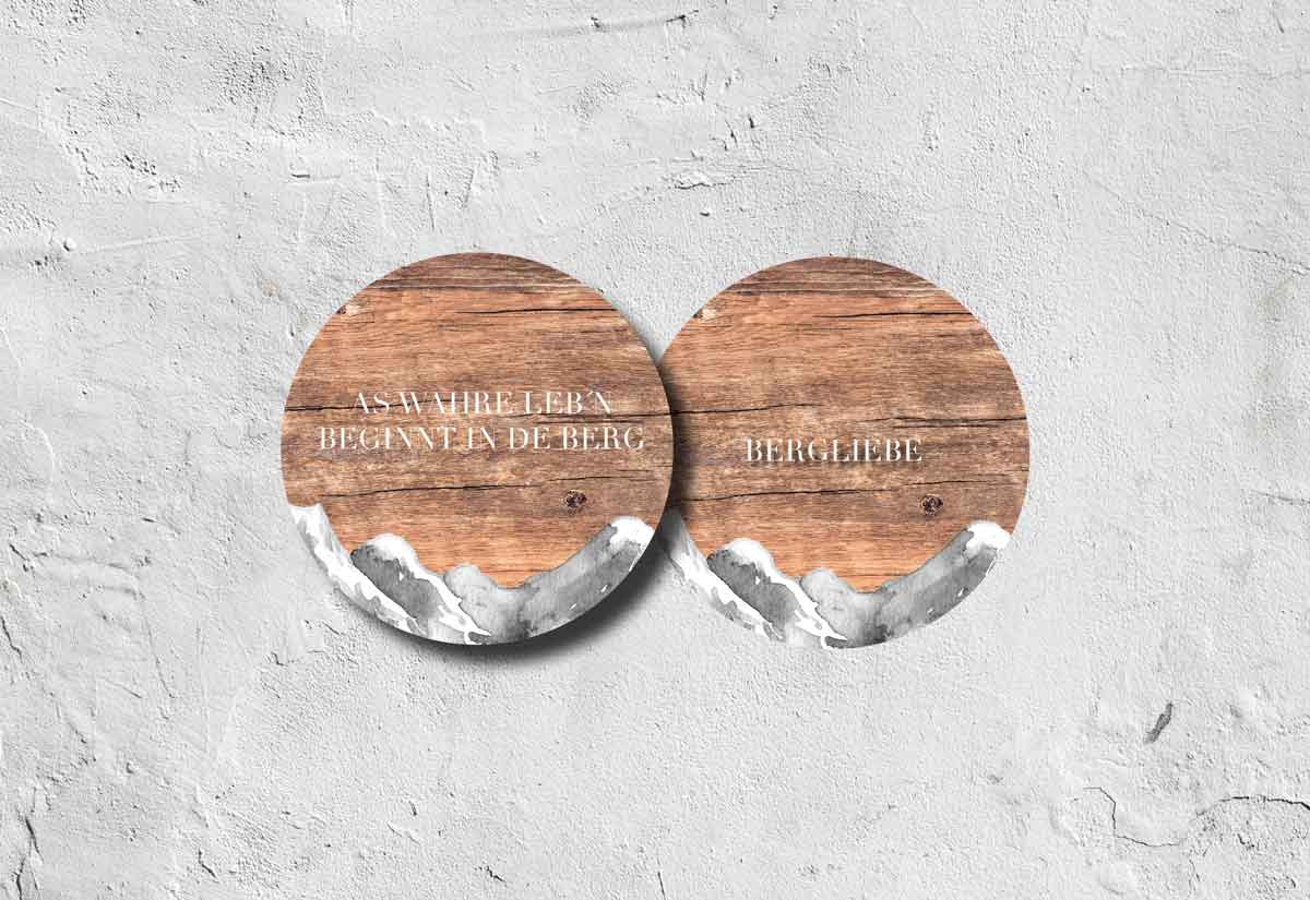 Bierdeckel Wahre Bergliebe 1,50 €