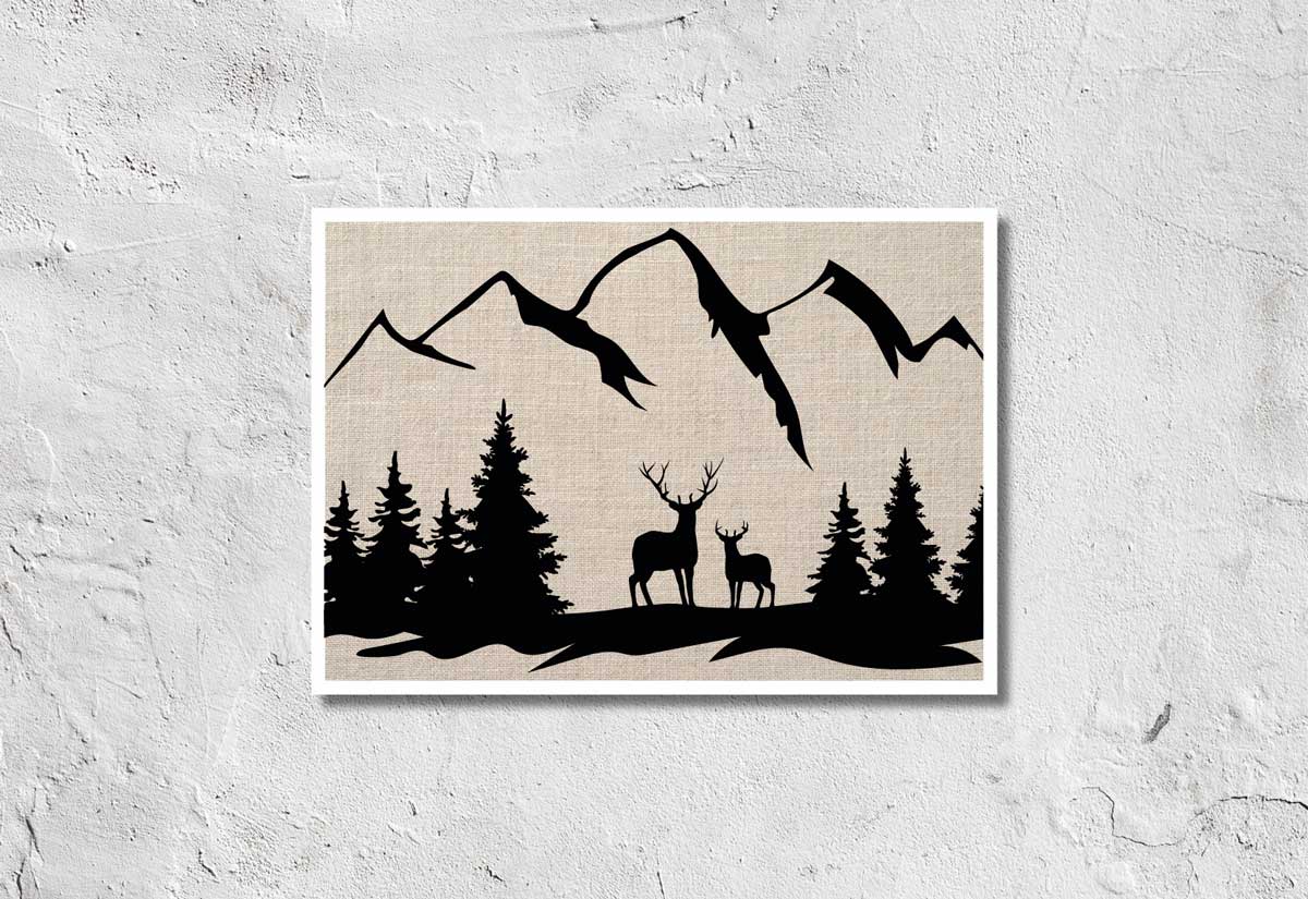 Berglandschaft 1,90 €