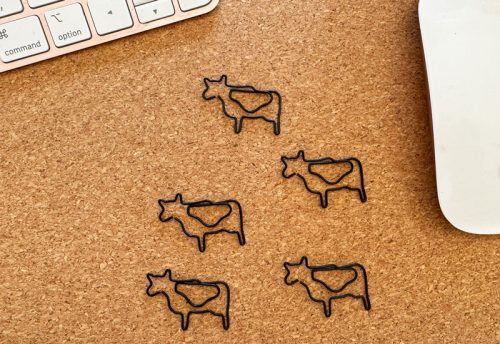 Büroklammer Kuh schwarz 5er Set 2,90 € – Bild 2