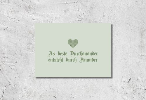 Postkarte Durchanander 1,90 €