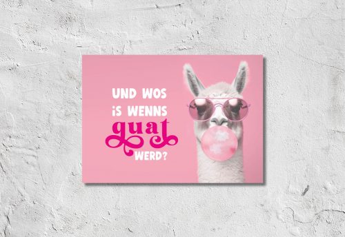 Postkarte Es werd guat 1,90 €