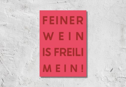 Postkarte Wein is Mein 1,90 €