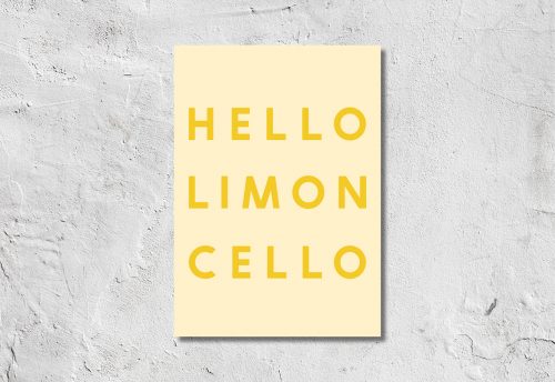 Postkarte Hello Limoncello 1,90 €
