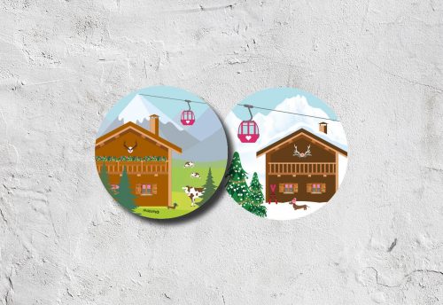 Bierdeckel Hüttenliebe 1,50 €