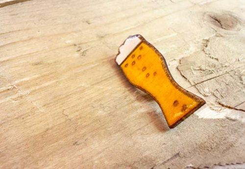 Anstecker Weißbier | handbemalt 14,50 € – Bild 2