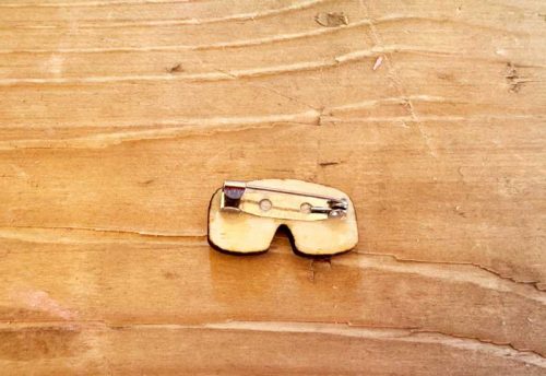 Anstecker Skibrille Berge | handbemalt 14,50 € – Bild 3