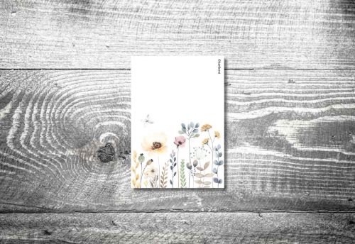 Blumenwiese | Trauer Sterbebildchen – Bild 3