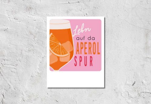 Postkarte Aperolspur 1,90 €