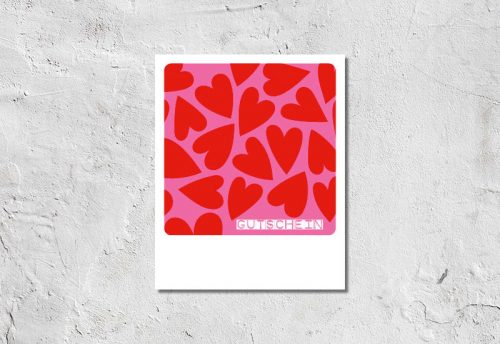 Postkarte Herzerl-Gutschein 1,90 €