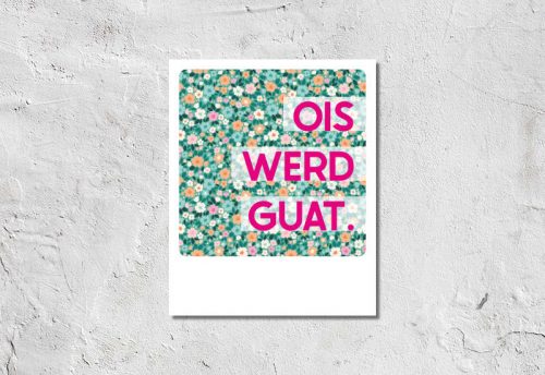 Postkarte Ois werd guat 1,90 €