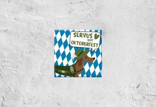 Magnet Oktoberfest™ Trachtendackel Bua  5,50 €