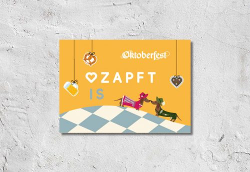Postkarte Oktoberfest™ „Ozapft Is“ 1,90 €