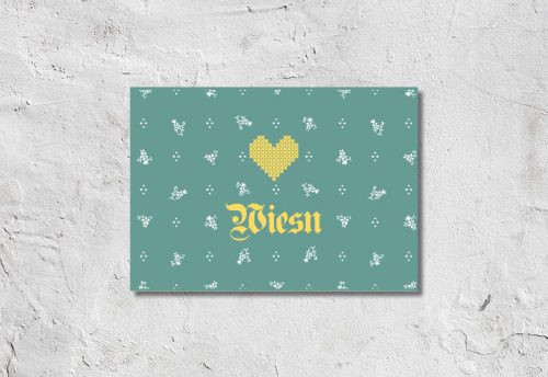Postkarte Stickherzl Wiesn™ 1,90 €