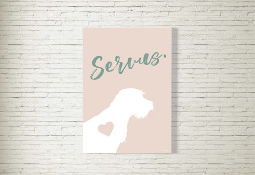 Poster/Bild Servus Dackel