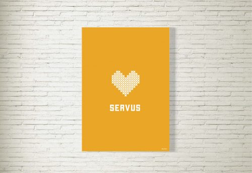 Poster/Bild Servus Retro