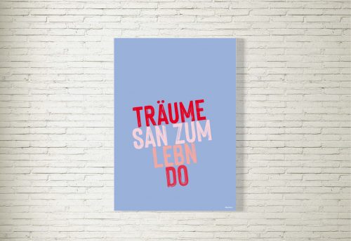 Poster/Bild Träume leben
