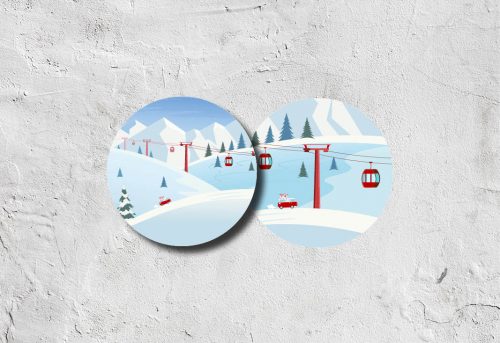 Bierdeckel Bergweihnacht 1,50 €