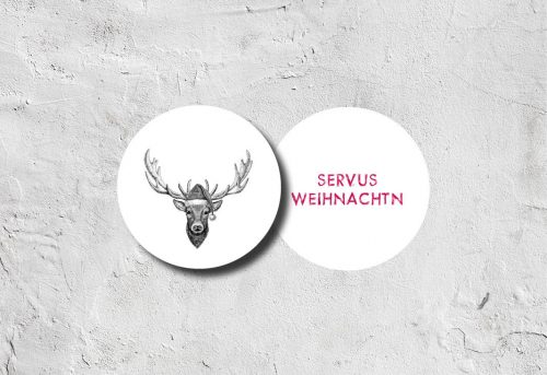 Bierdeckel Servus Weihnachten 1,50 €