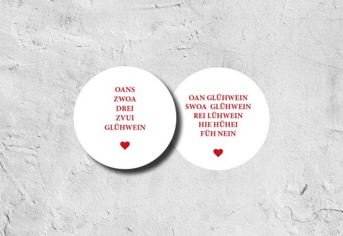 Bierdeckel Zvui Glühwein 1,50 €