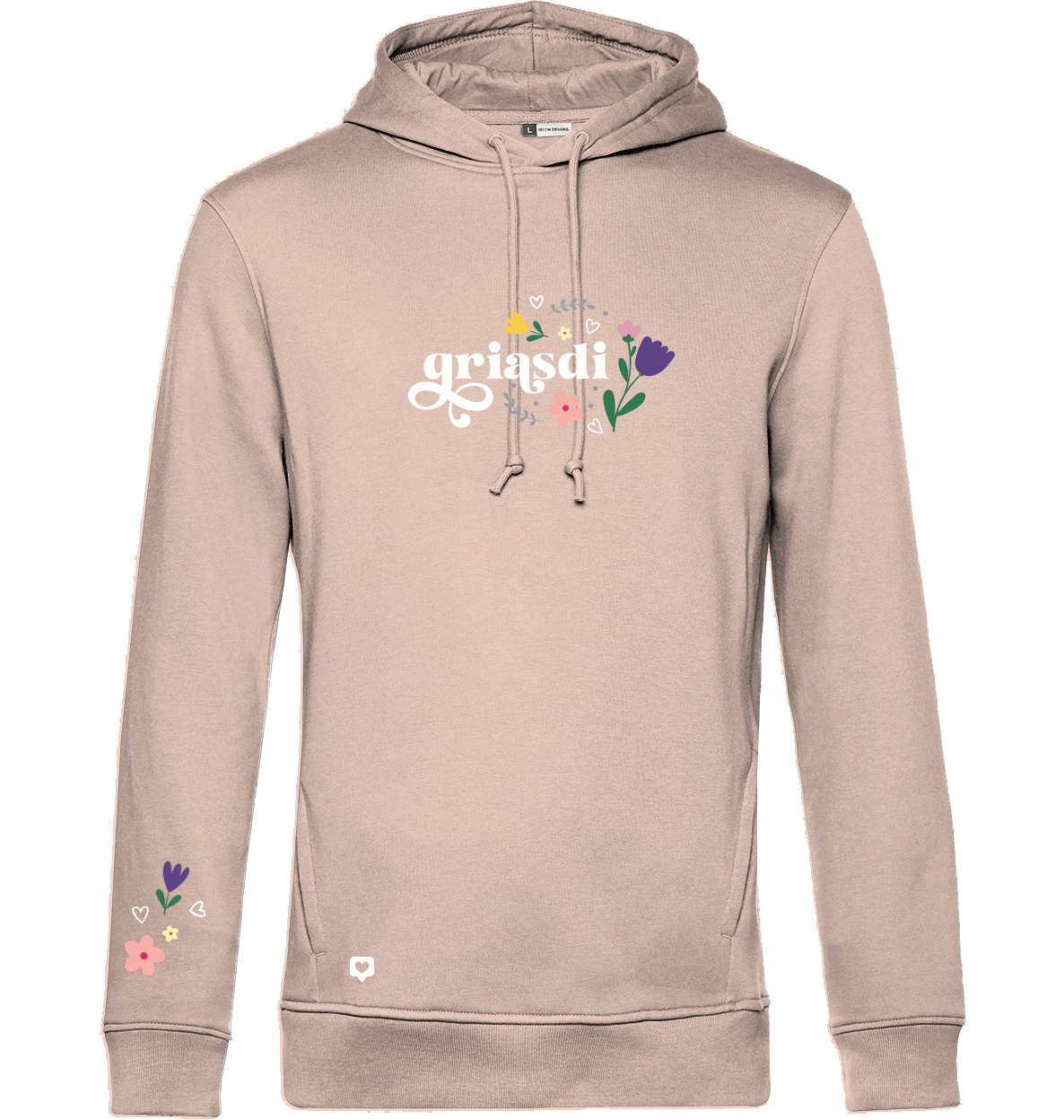 Hoodie Flower griasdi | 68,00 €