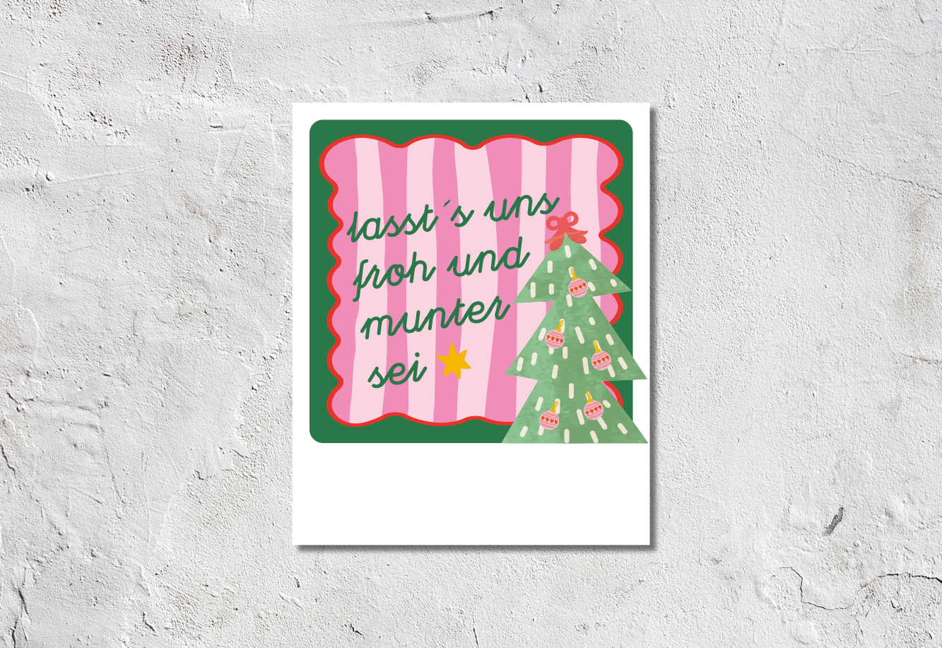 Postkarte froh und munter 1,90 €