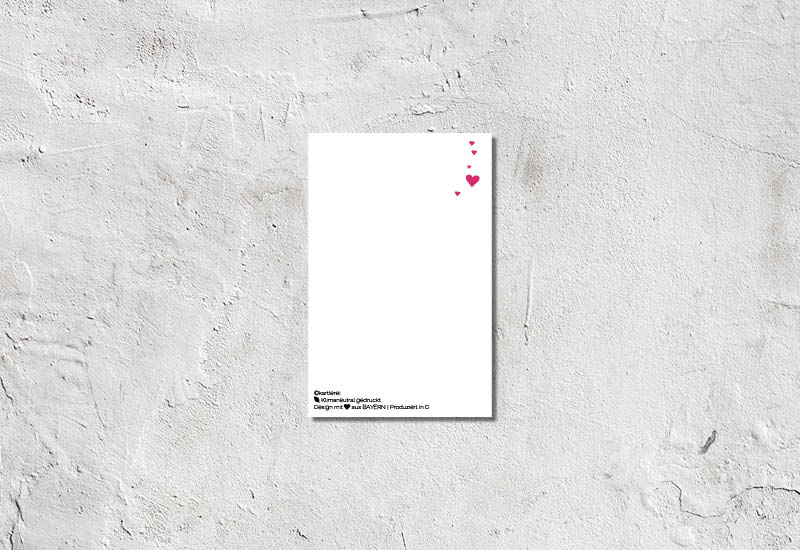 Minikarte Schee dass di gibt 1,50 € – Bild 2